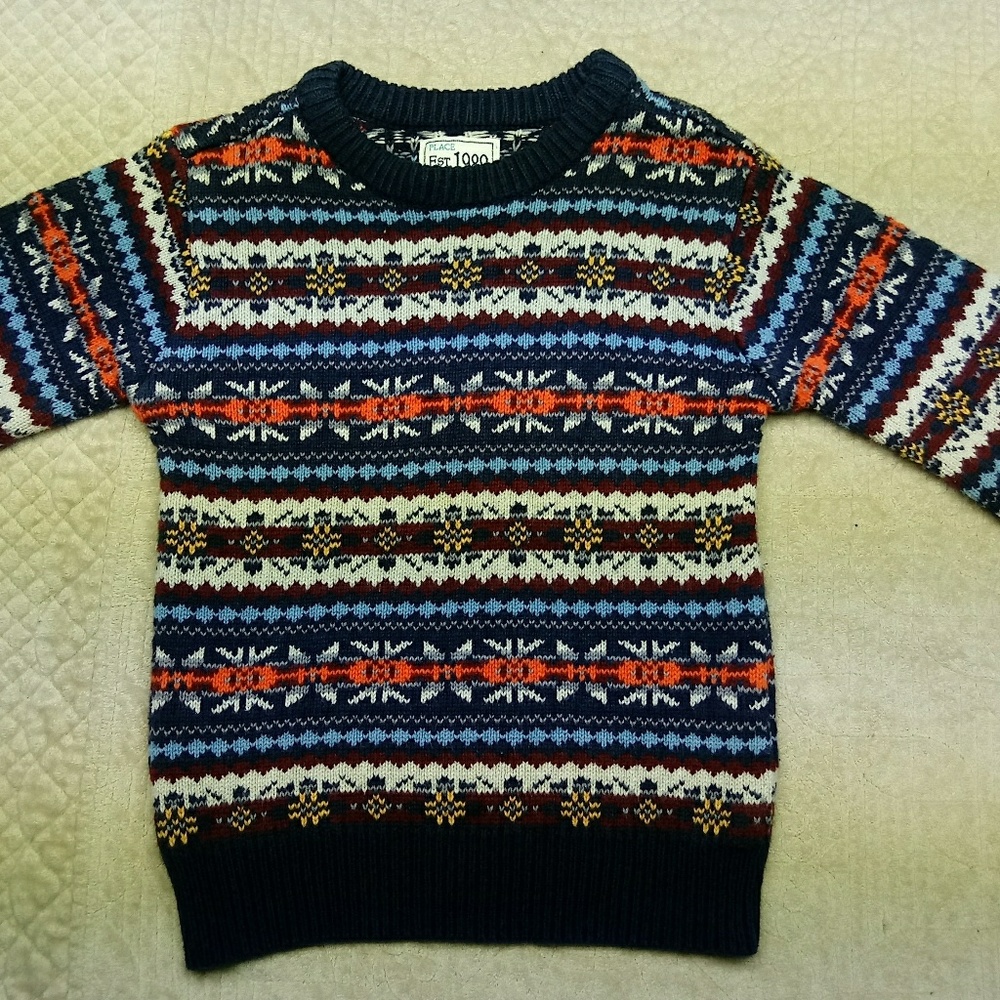 PLACE STRIPPED SWEATER - BOYS